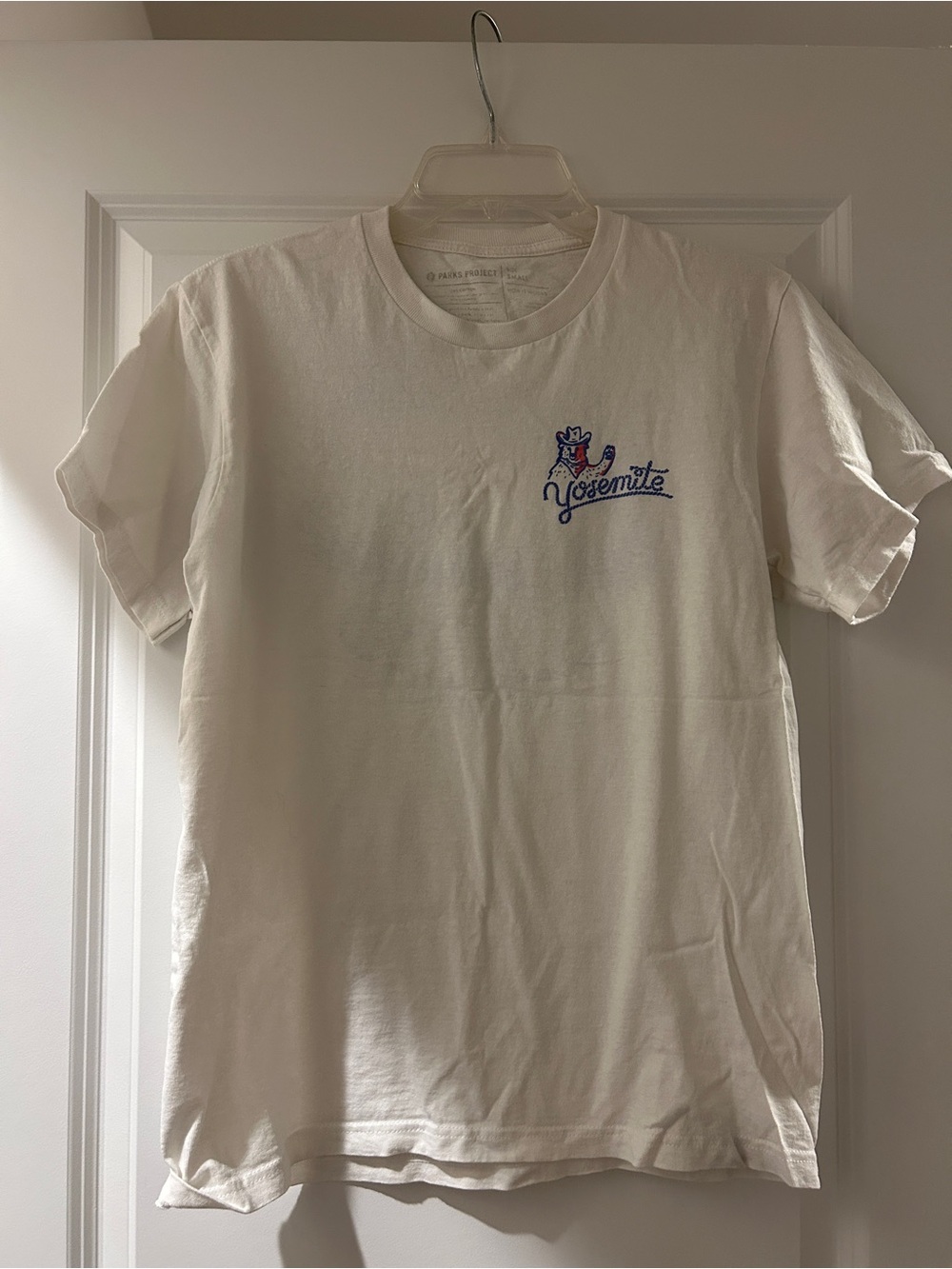 Parks Project White Short-Sleeve Tee with Yosemite Script